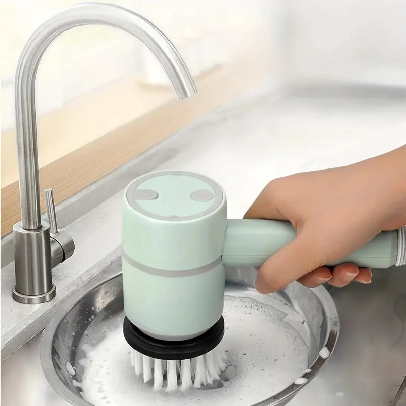 Brosse Électrique de Nettoyage 3-en-1 – Rechargeable et Sans Fil