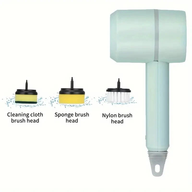Brosse Électrique de Nettoyage 3-en-1 – Rechargeable et Sans Fil