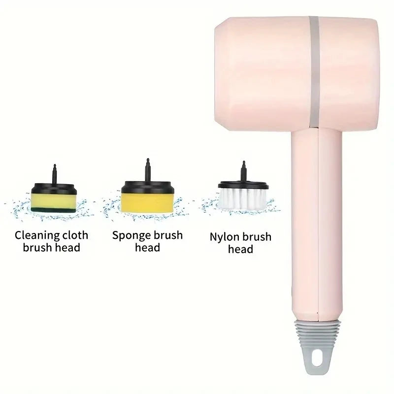 Brosse Électrique de Nettoyage 3-en-1 – Rechargeable et Sans Fil