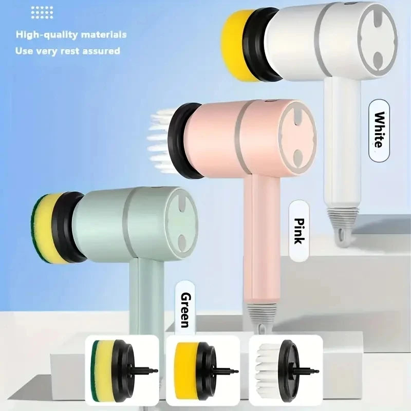Brosse Électrique de Nettoyage 3-en-1 – Rechargeable et Sans Fil