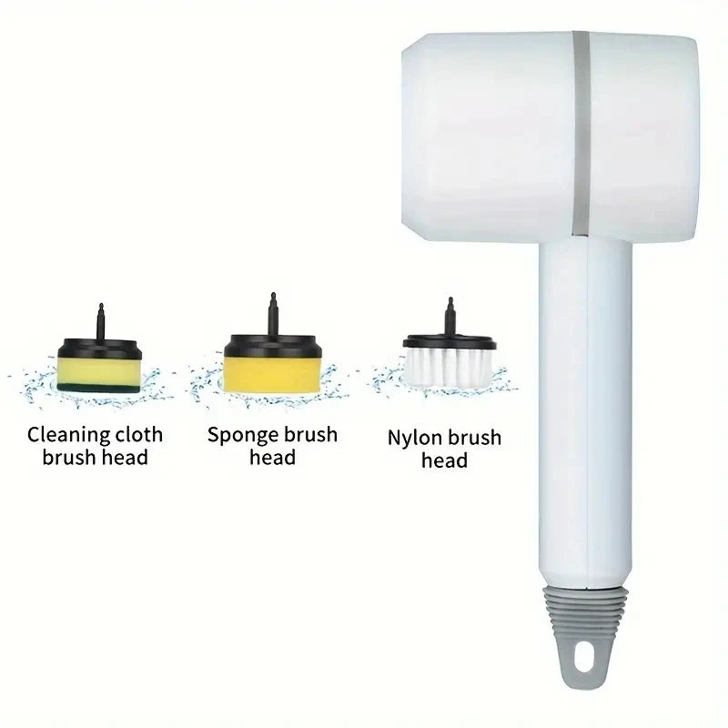 Brosse Électrique de Nettoyage 3-en-1 – Rechargeable et Sans Fil
