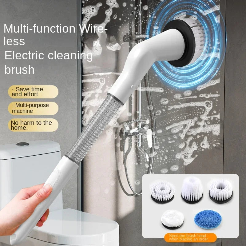 Brosse Électrique de Nettoyage 5-en-1 – Rechargeable & Sans Fil